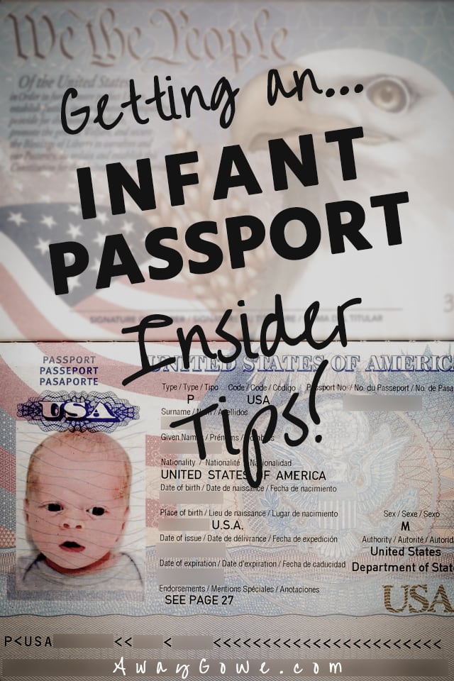 passport for baby infant and child