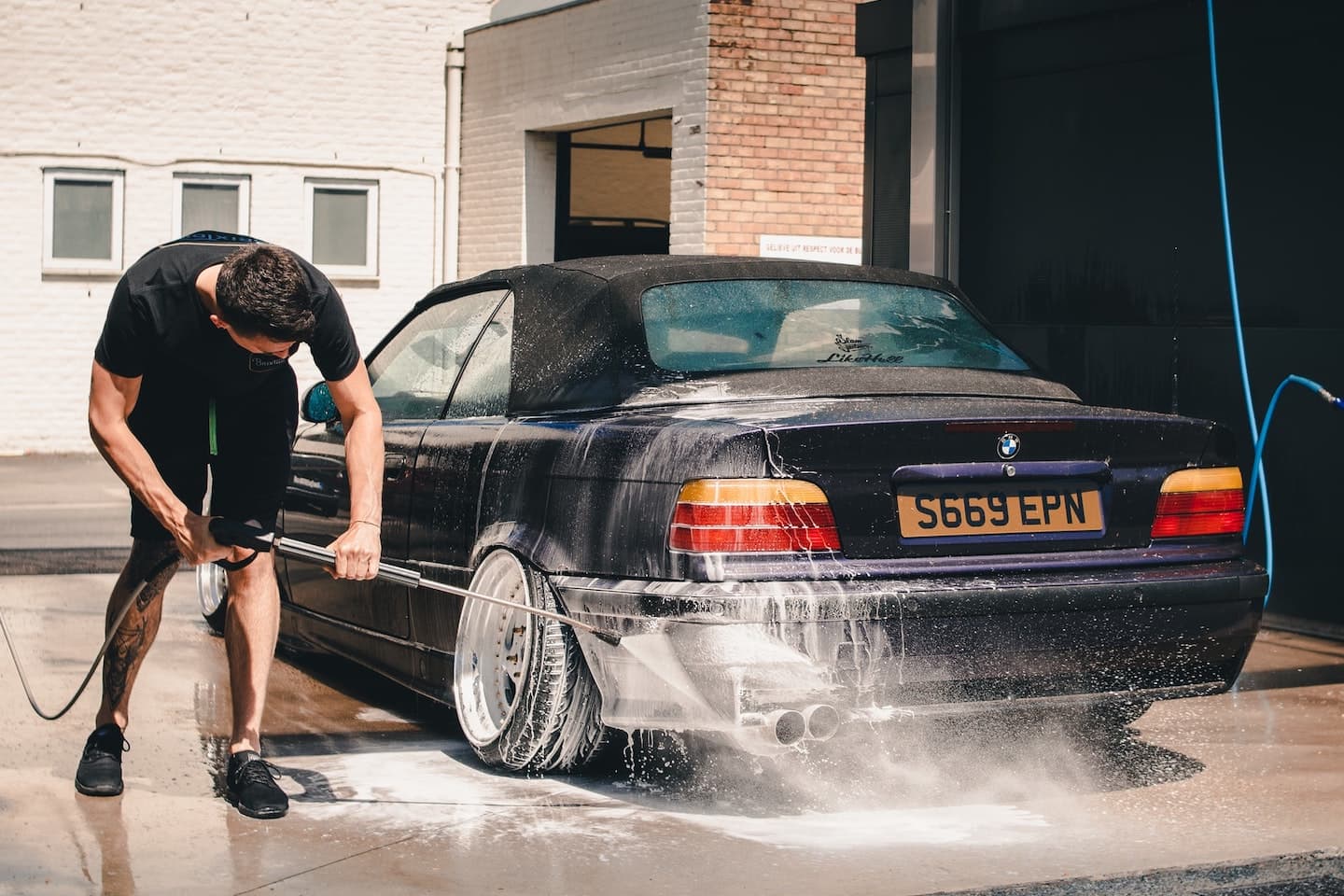 road trip with baby car wash