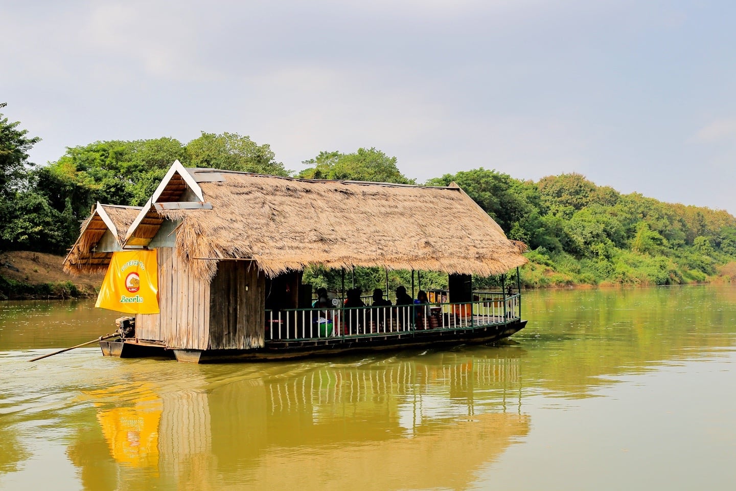 Laotian floating restaurant