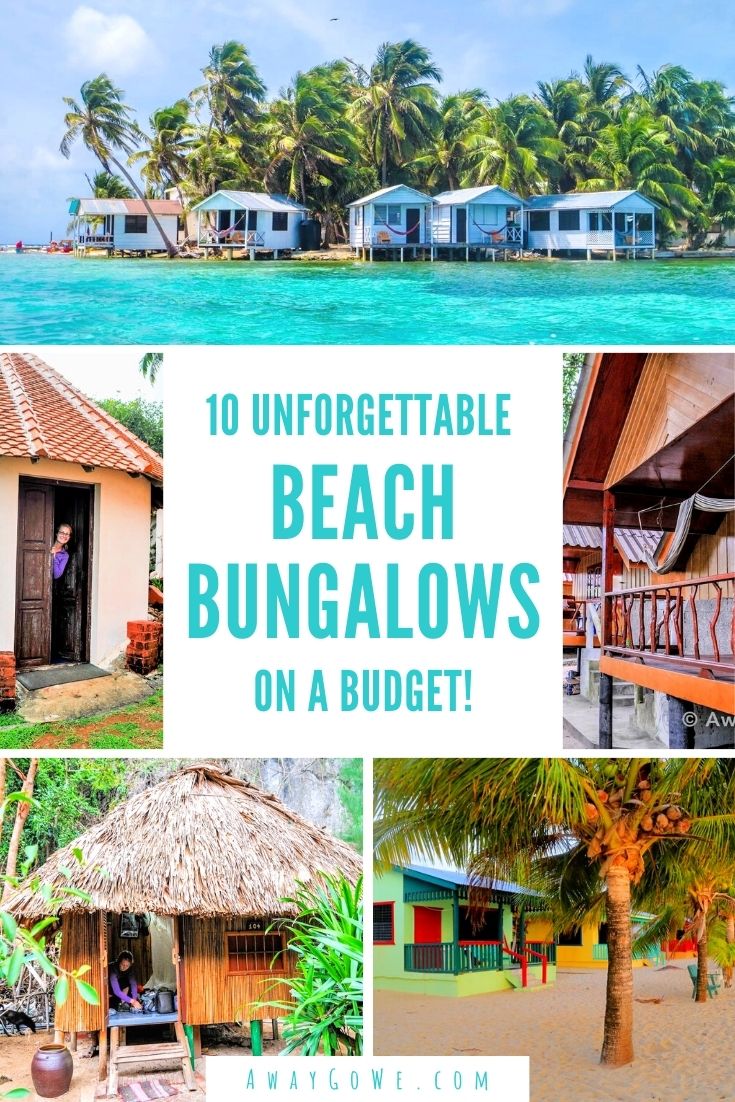 tropical beach huts on a budget