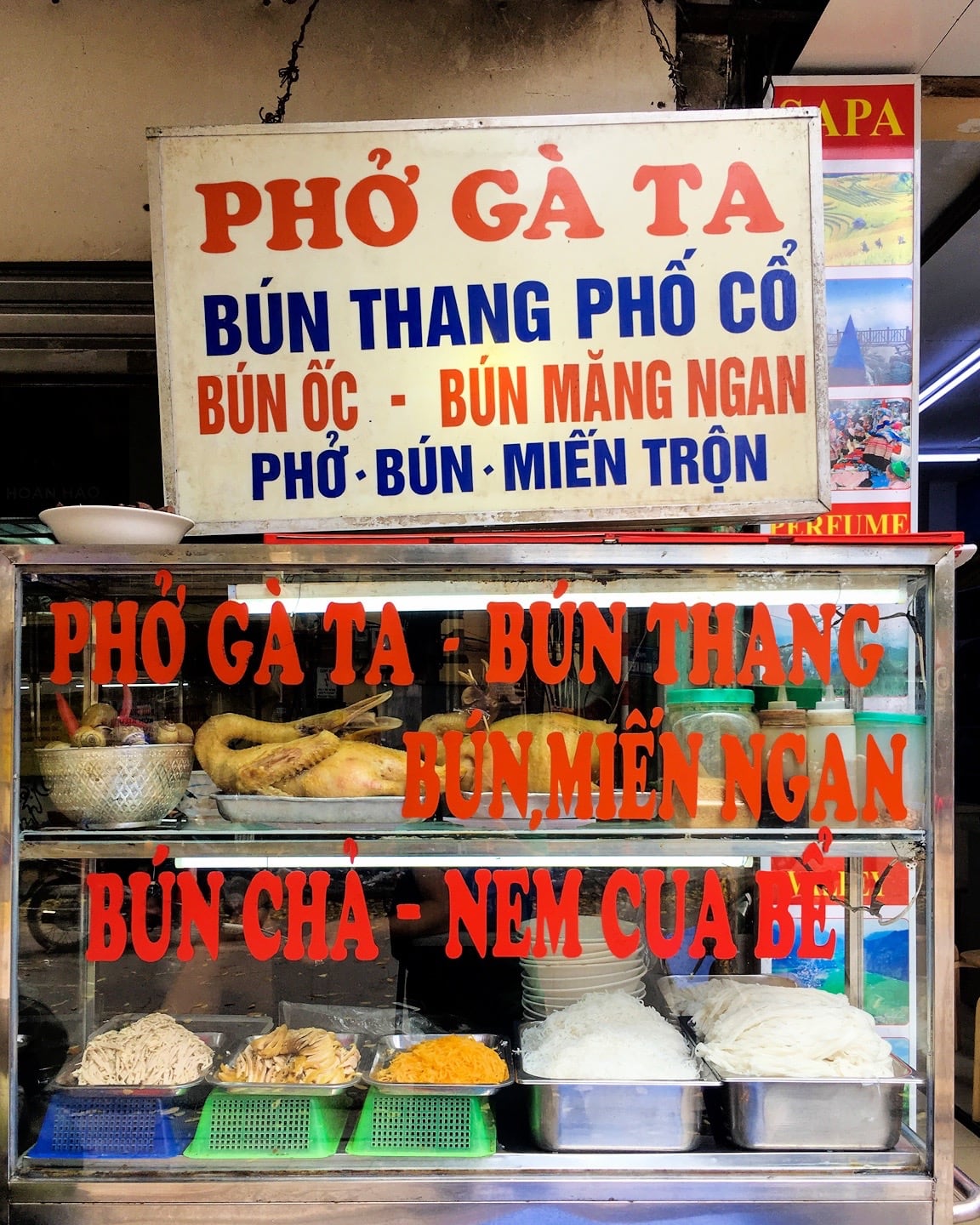 Hanoi food tour street food