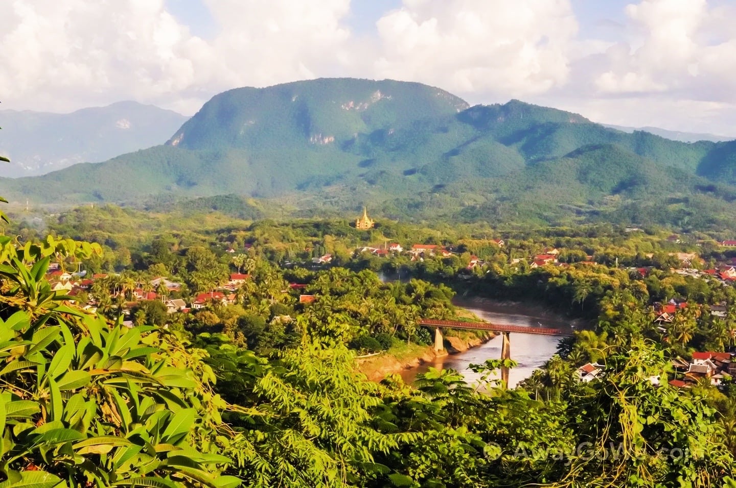 mountains and temples