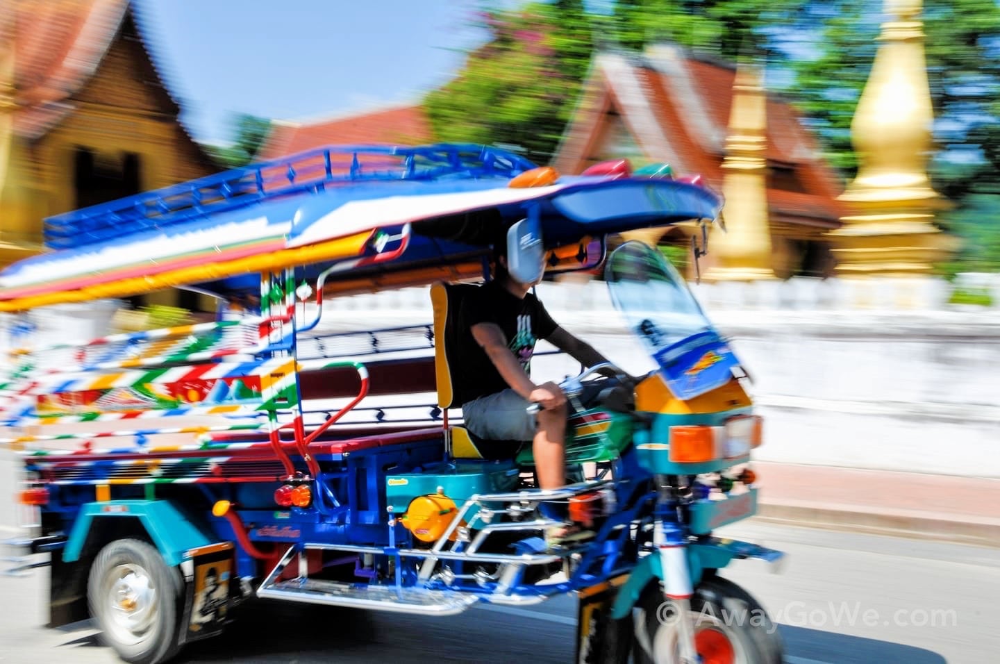 colorful tuk tuk