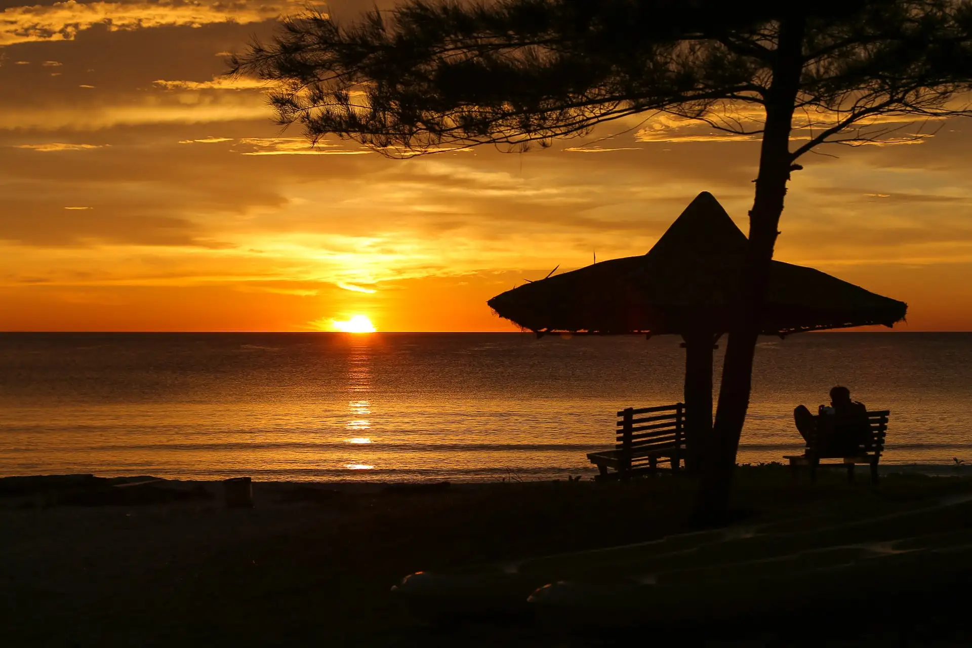 tip of borneo kudat sabah malaysia island sunset