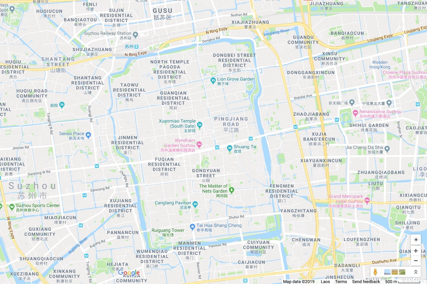 things to do in suzhou old town old town map