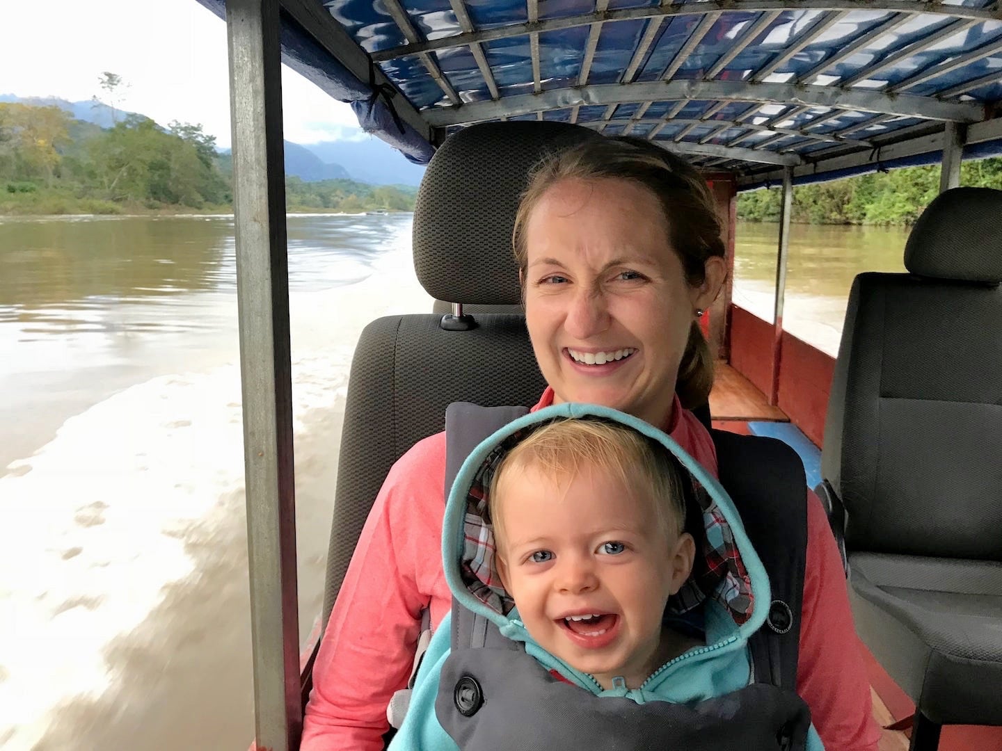 boat journey traveling with a toddler