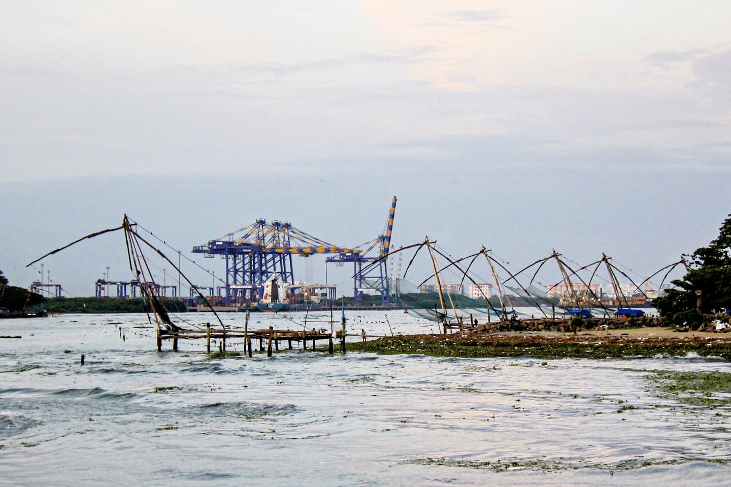 Chinese Fishing Nets at Fort Kochi Beach