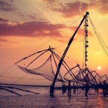 Fort Kochi places to visit Chinese fishing nets