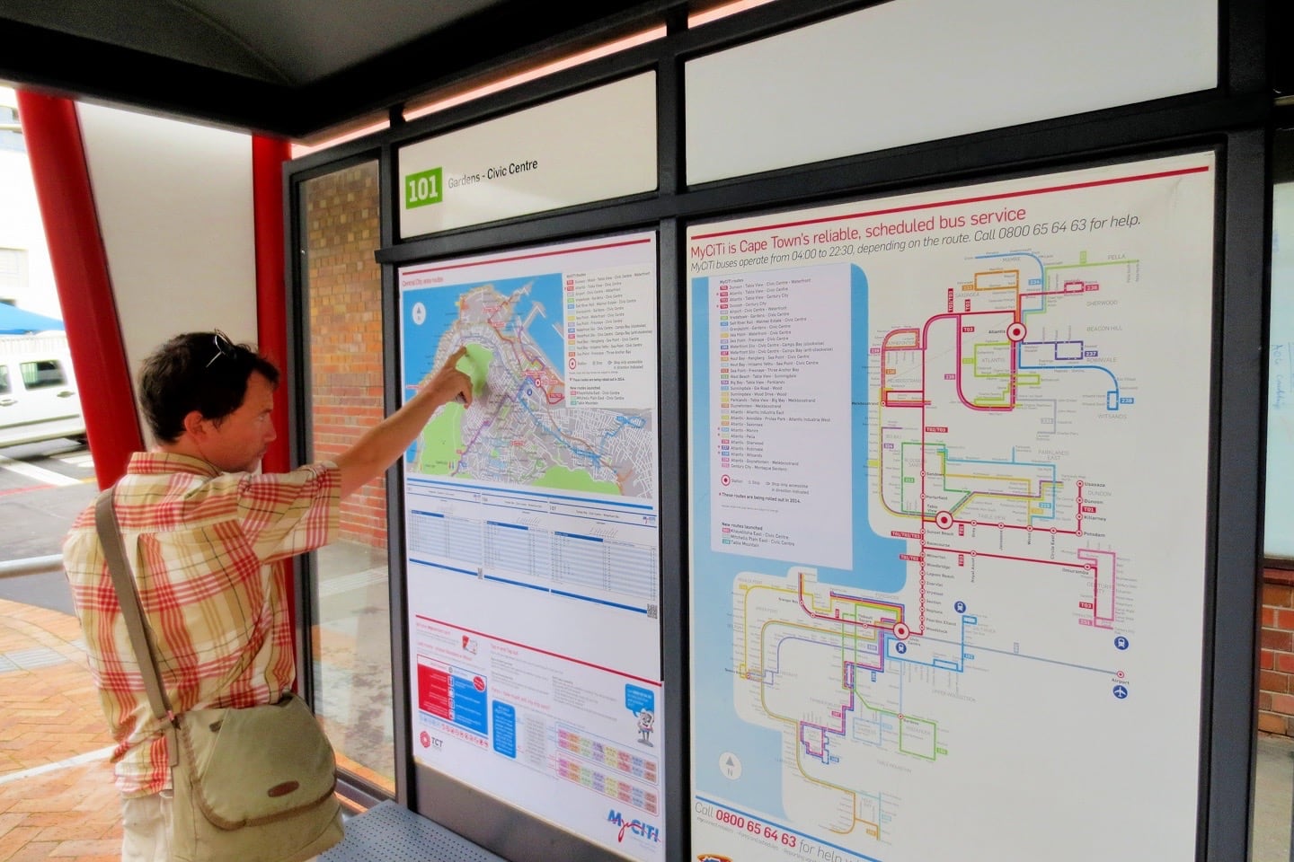studying the metro system in Cape Town