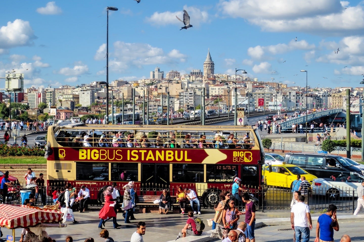 istanbul with kids hop on hop off bus