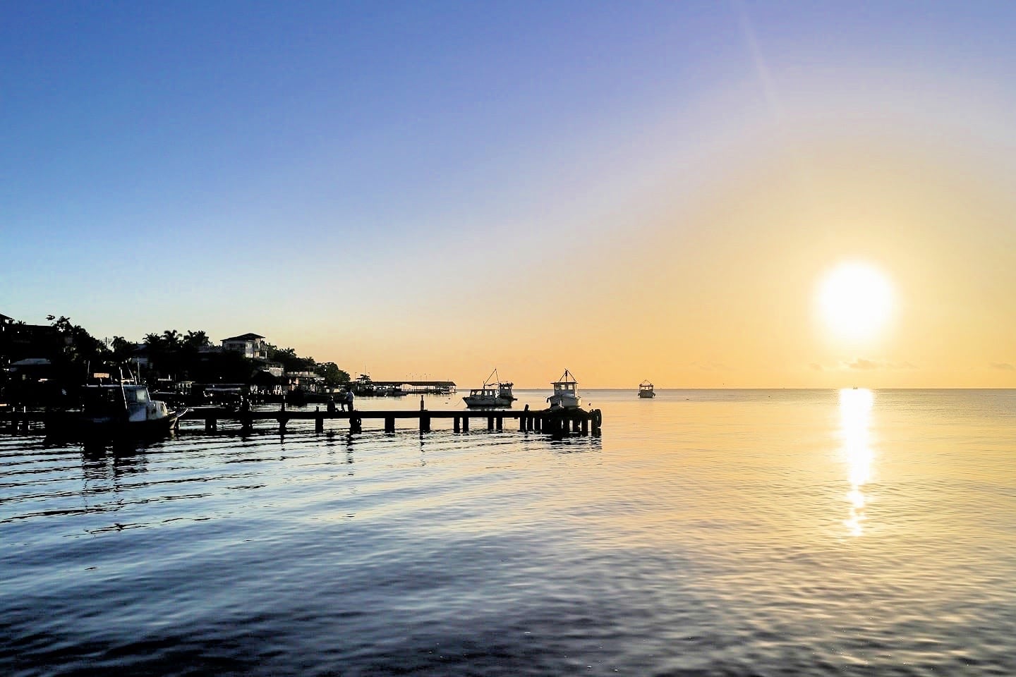 Sunrise in Livingston Guatemala