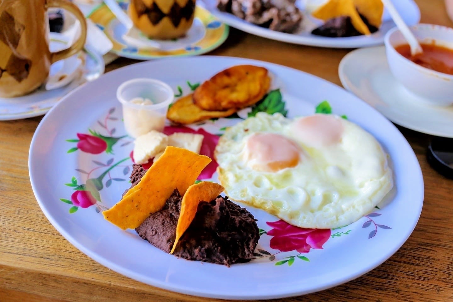 Desayuno Chapin at Antojitos Gaby in Livingston Guatemala