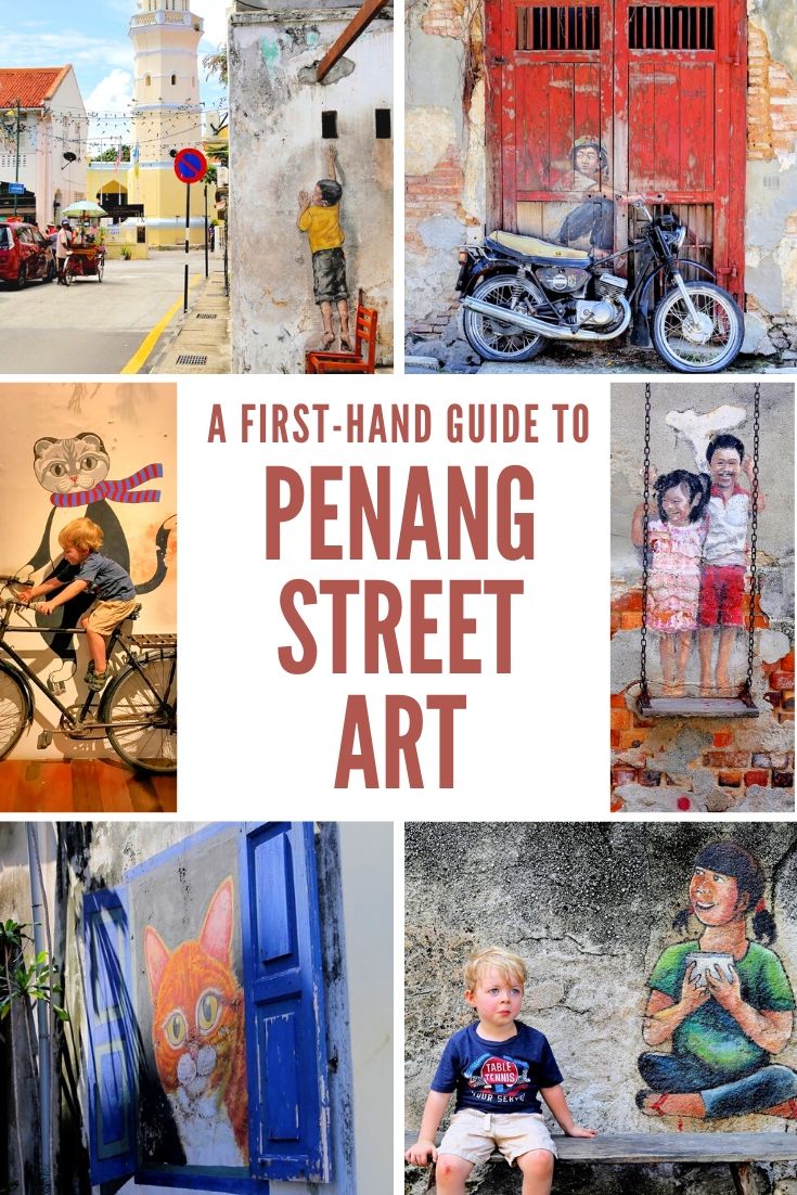 Penang street art George Town Malaysia