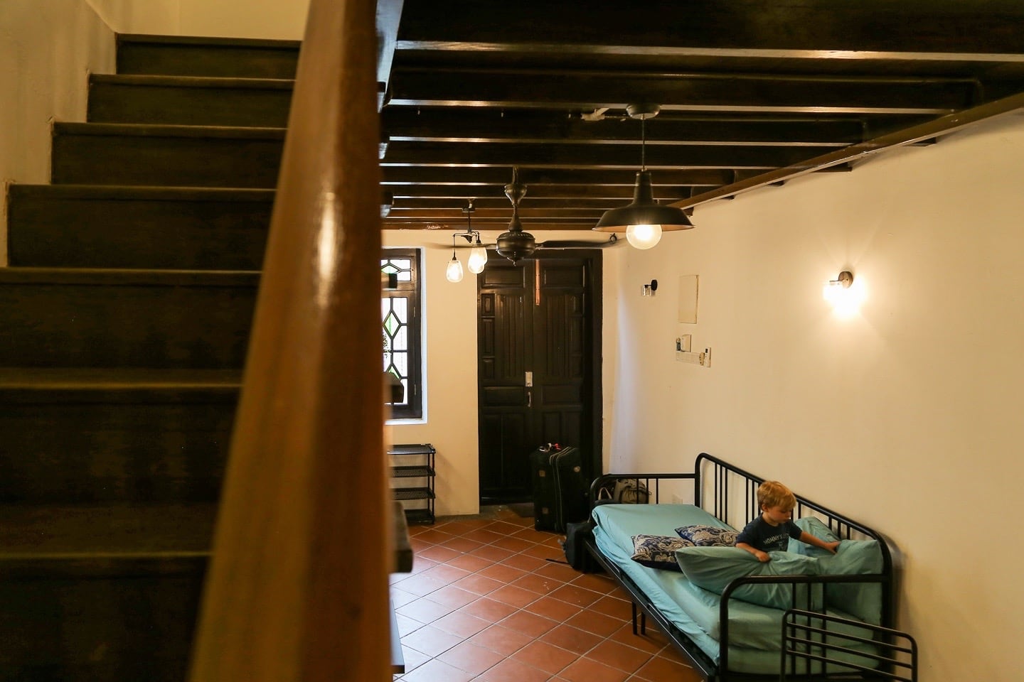 George Town Penang lodging Airbnb colonial row house 