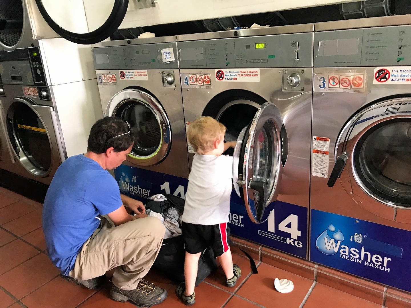 doing laundry in George Town Penang