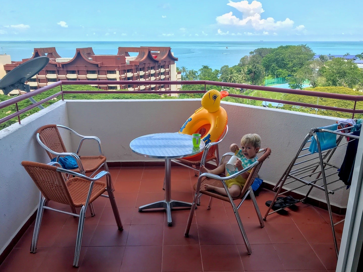 Airbnb stay at Batu Ferringhi beach Penang island Malaysia