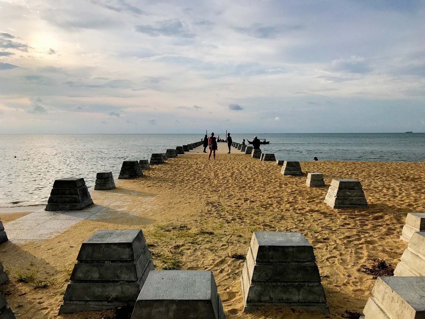jetty on Batu Ferringhi Penang Malaysia
