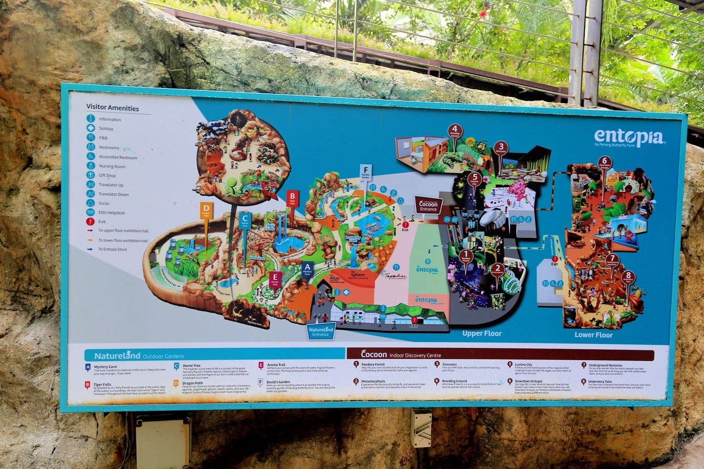 Entopia by Penang Butterfly Farm Malaysia map