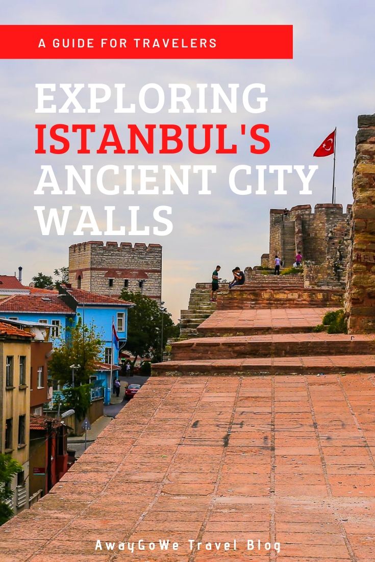 Istanbul City Walls of Constantinople pin