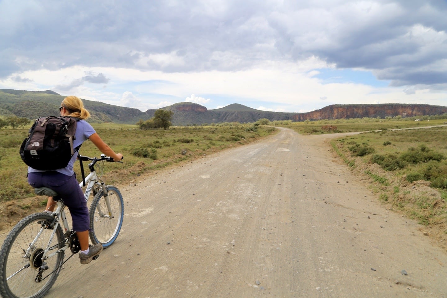 bike tour through Hell's Gate National Park