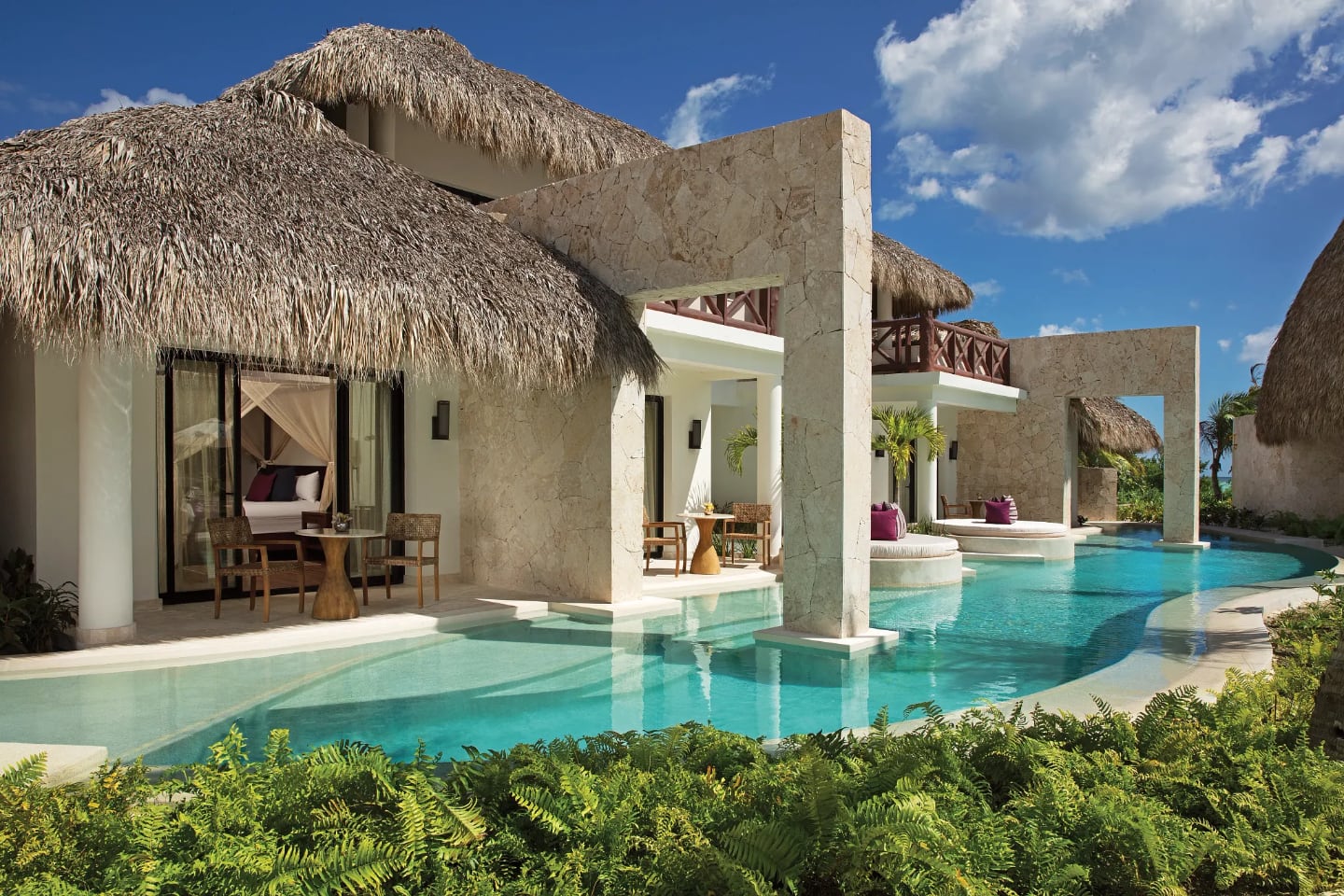 luxury resort with pool