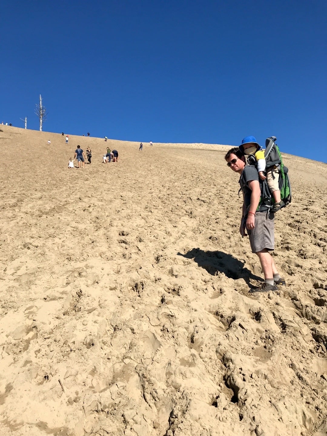 Hiking Cape Kiwanda State Natural Area with a toddler