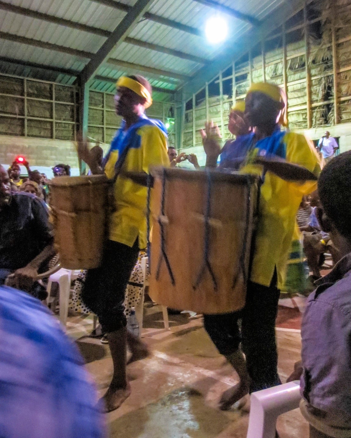 Garifuna drum team