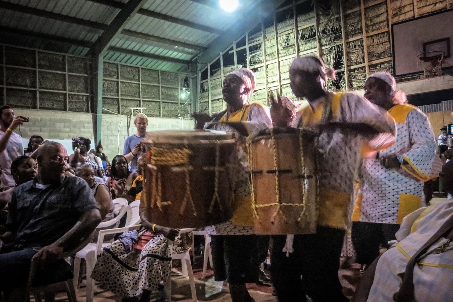 drum team in Belize
