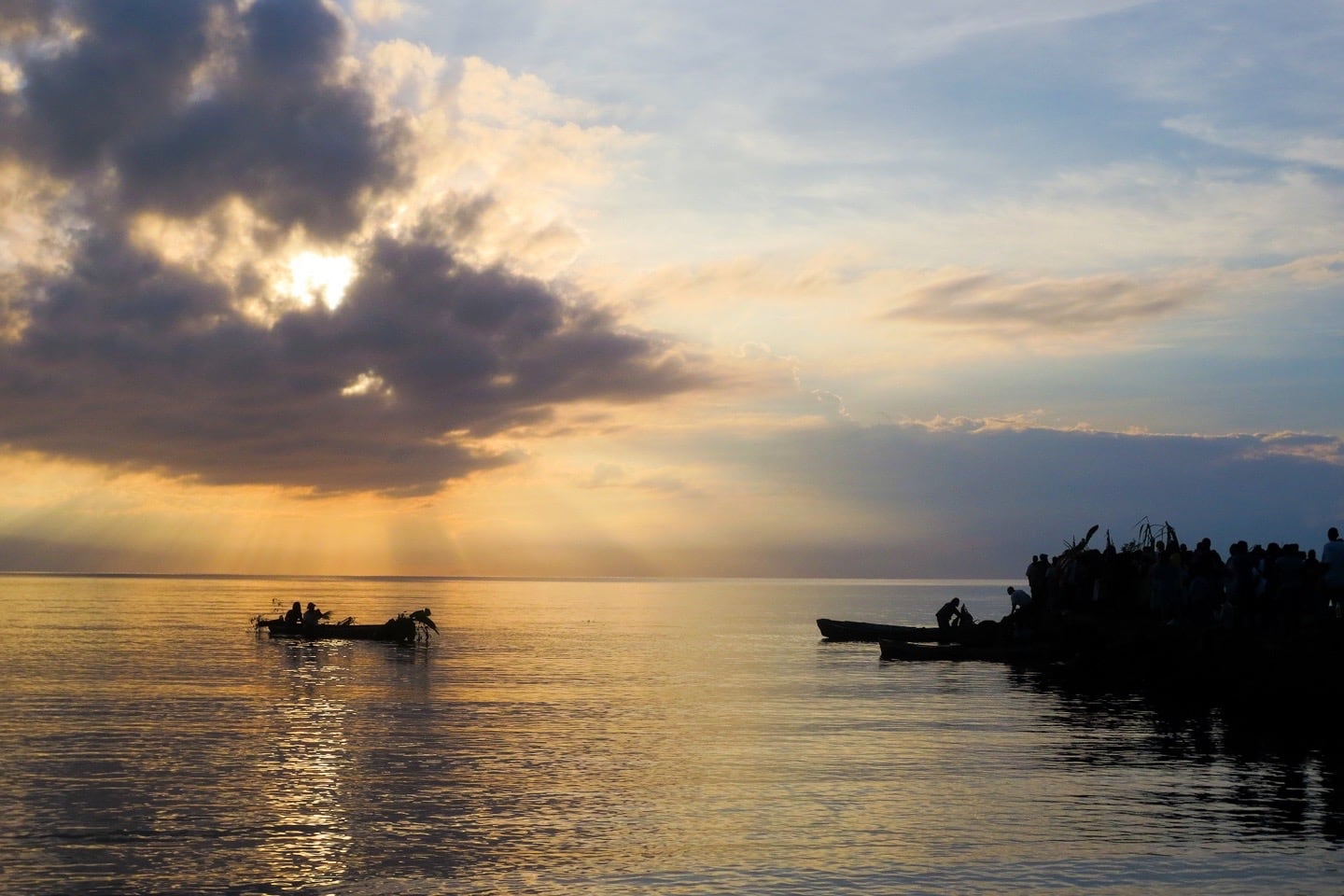 Garifuna Settlement Day Punta Gorda Belize sunrise