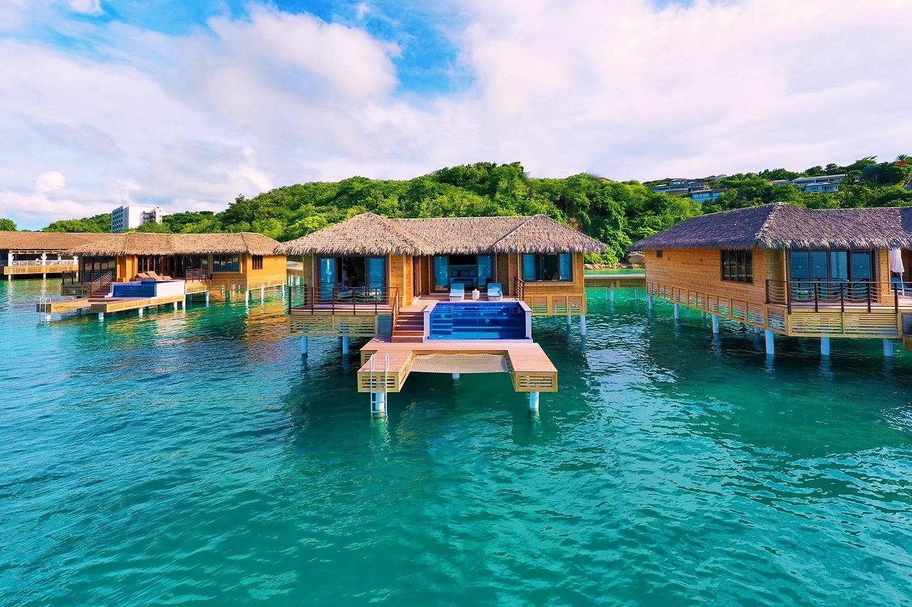 Royalton Antigua resort spa beach huts