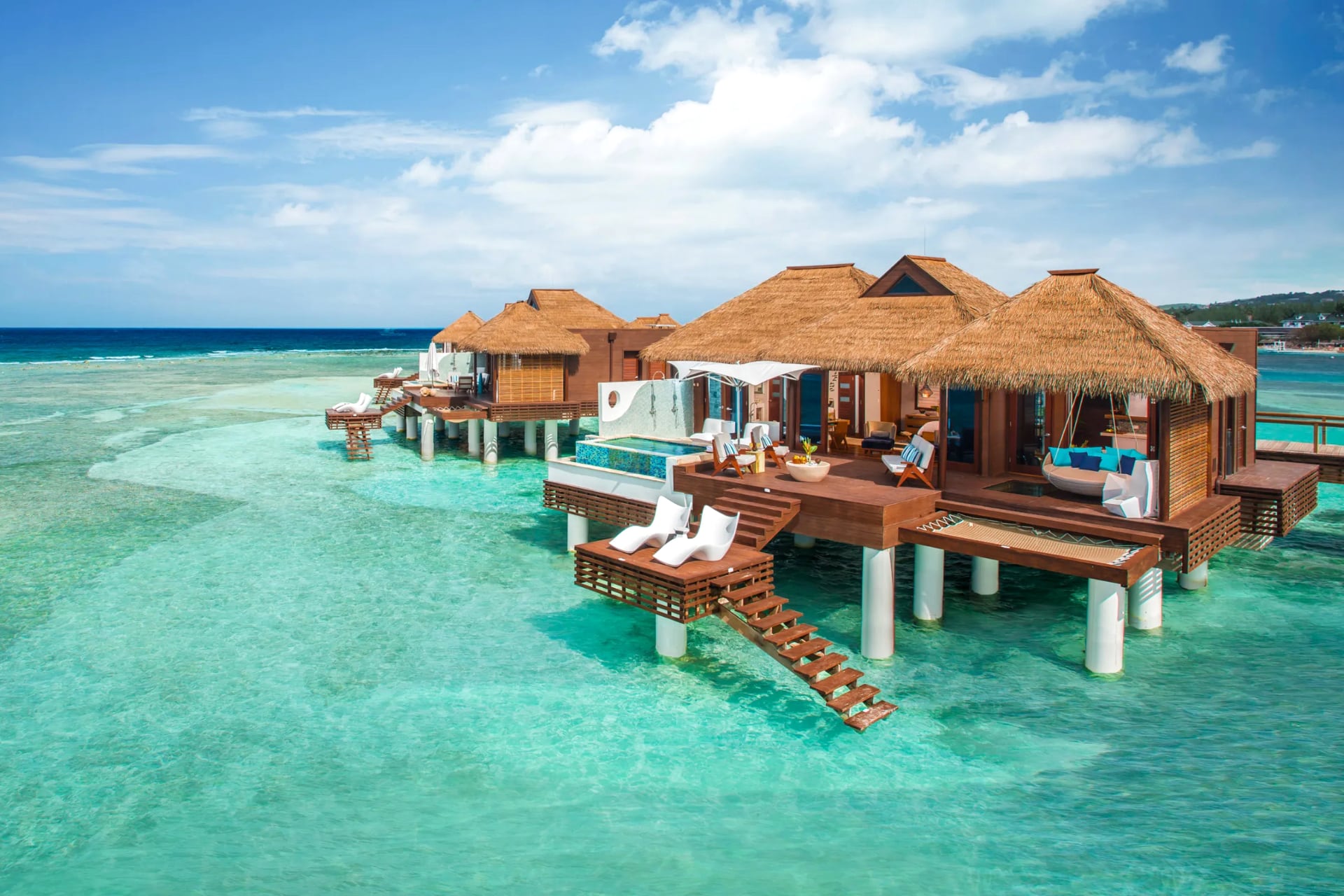 best overwater bungalows in the Caribbean