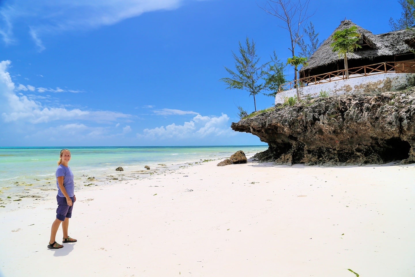 Panorama Ocean View Paje Beach Zanzibar