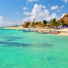 Puerto Morelos Mexico beach