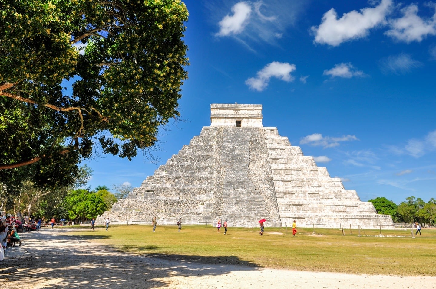 El Castillo Temple of Kukulcan at Chichen Itza Mexico