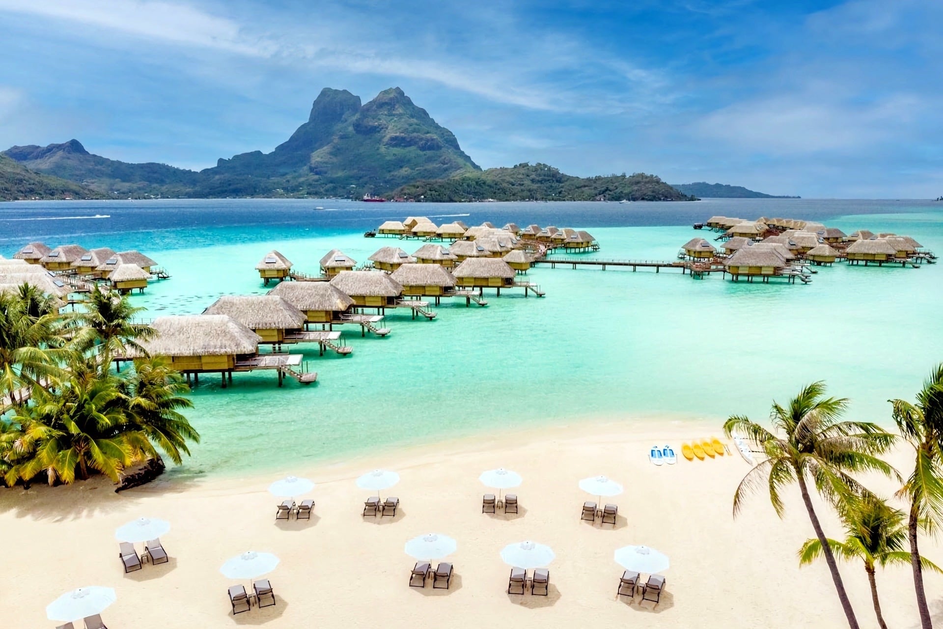 Bora Bora overwater bungalows