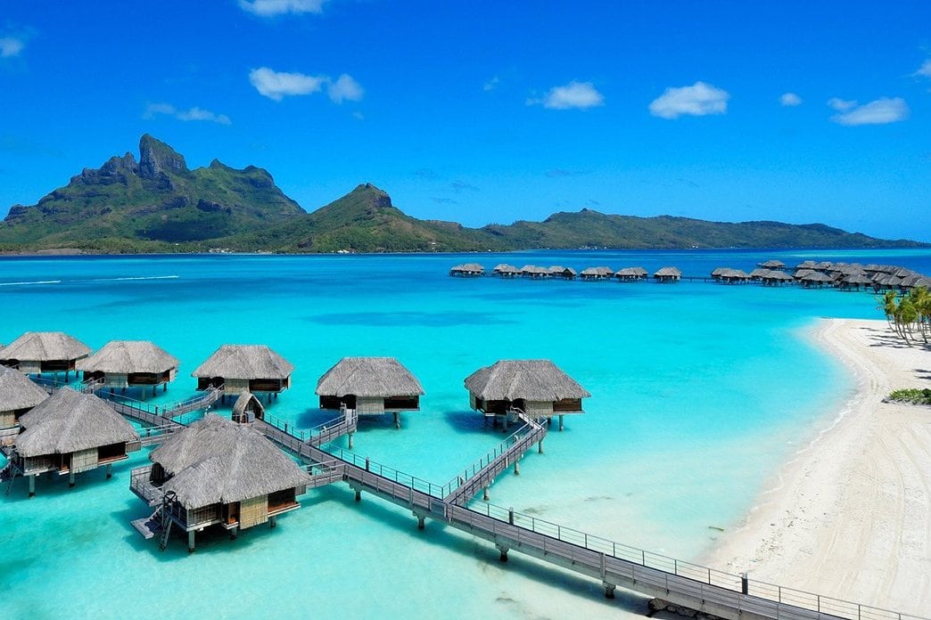 Four Seasons Bora Bora overwater bungalows
