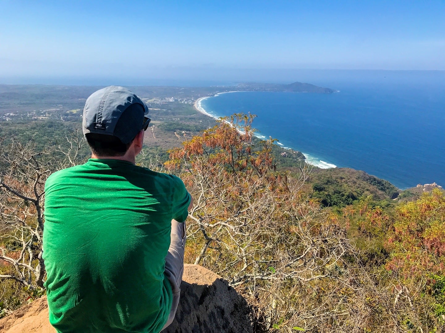 at the top of Cerro del Mono in Nayarit