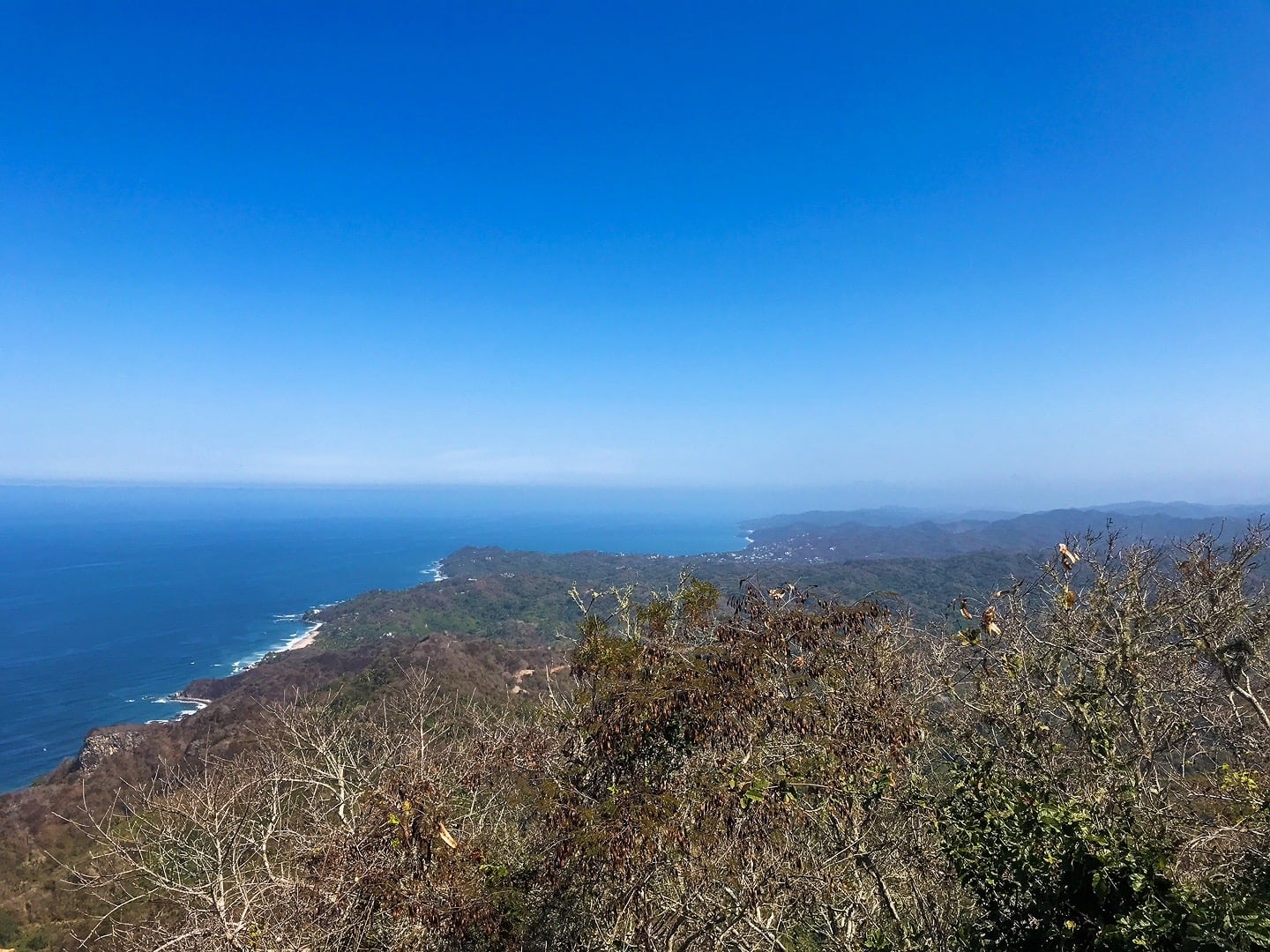 view north from Monkey Mountain