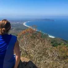 view of Punta de Mita from the top of Cerro del Mono Monkey Mountain near Sayulita Higuera Blanca