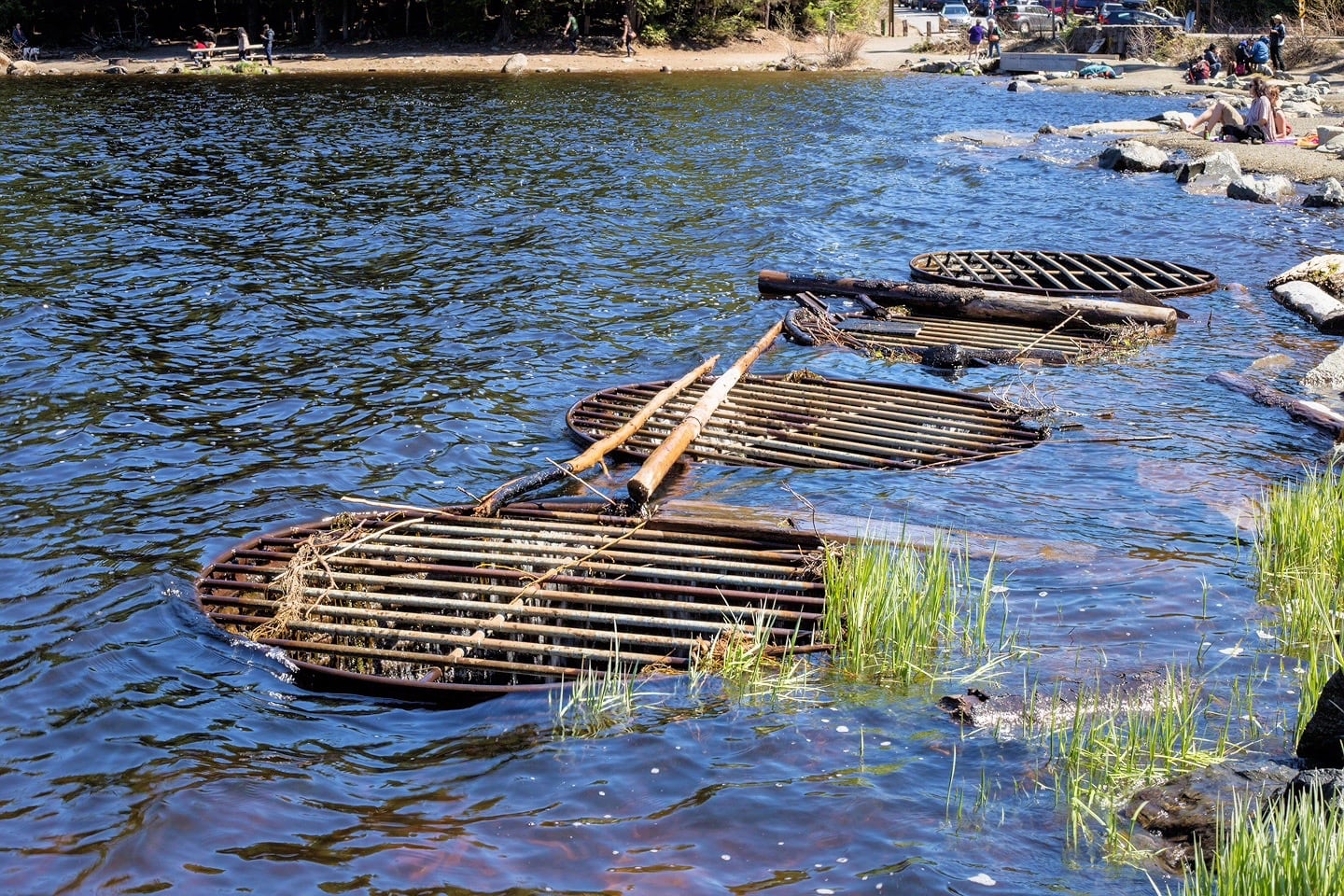 drains in lake