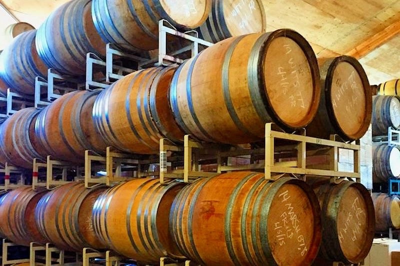 Willamette Valley wine tours casks