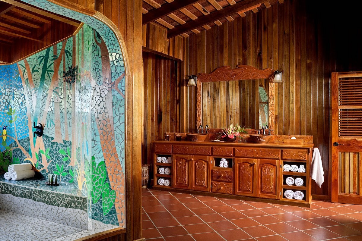 Ladera Resort bathroom and shower