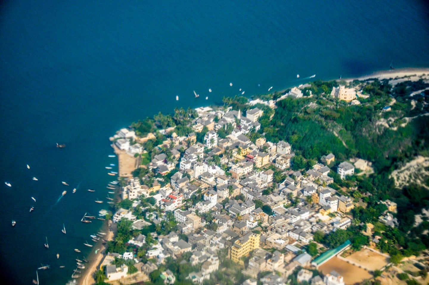 Lamu Town from the air