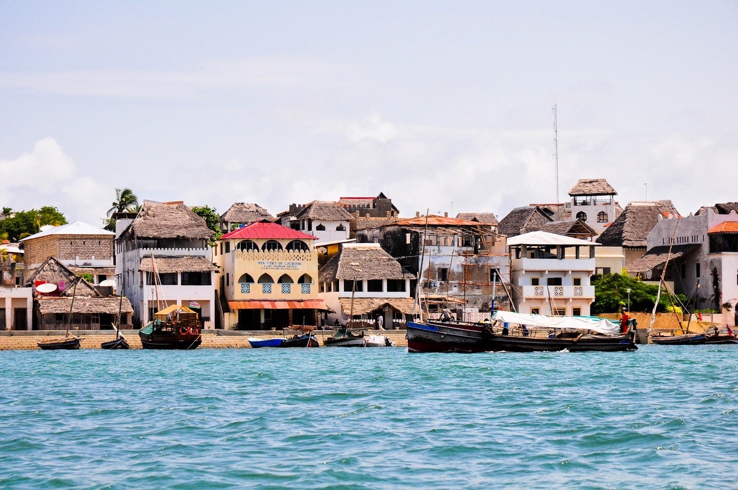 Swahili coral castles from channel