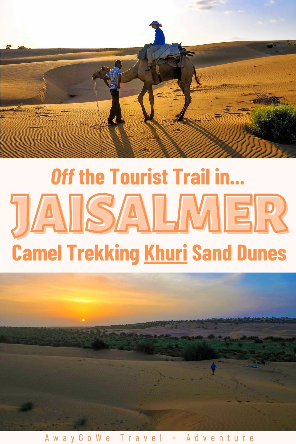 camel trekking in Khuri Sand Dunes Jaisalmer