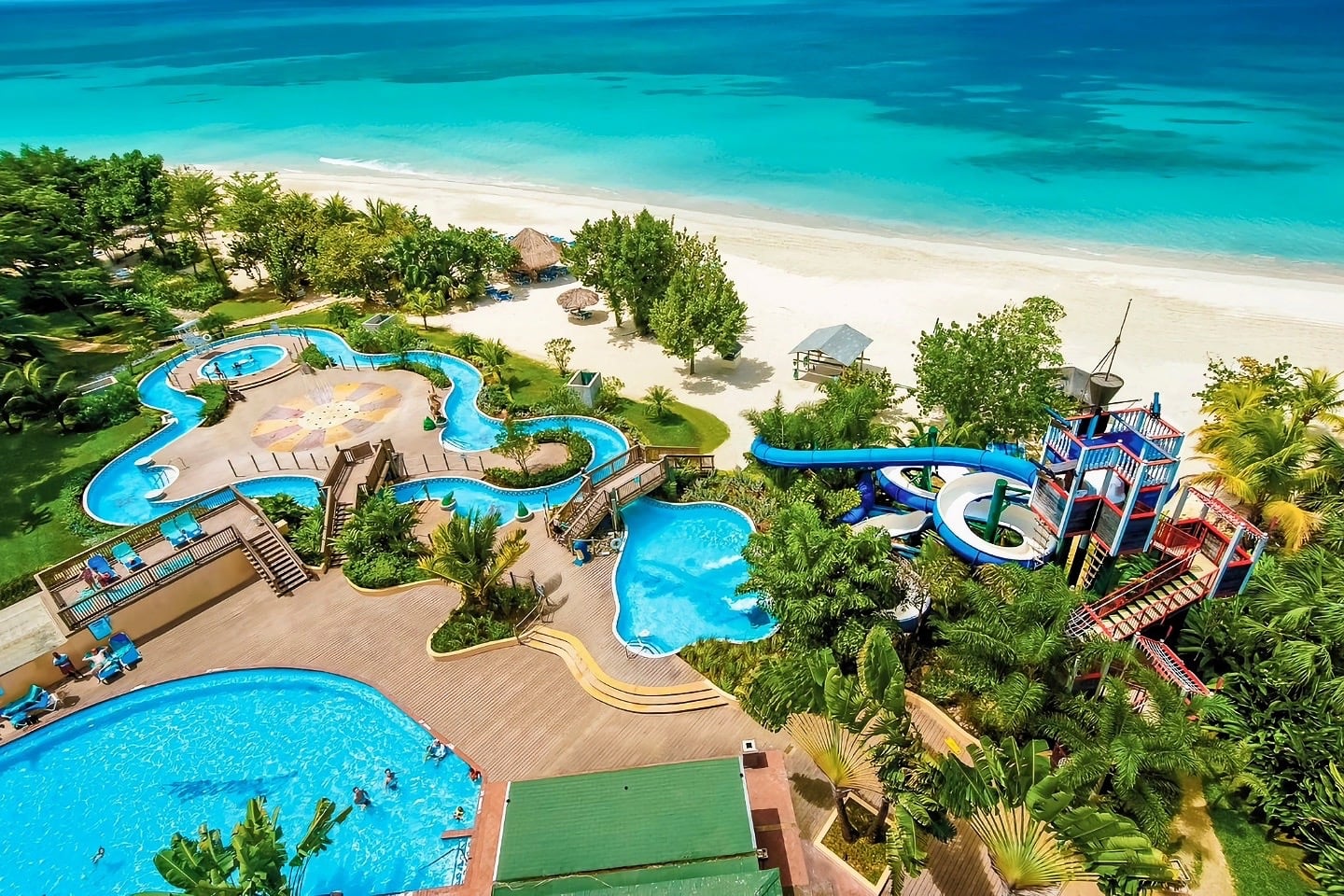 waterpark near the beach in Jamaica