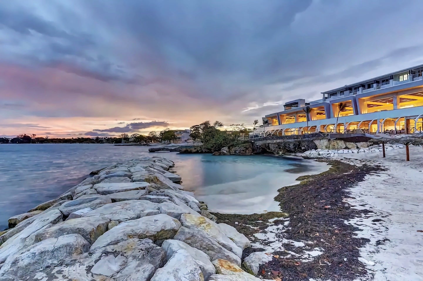luxury resort on the water in Jamaica