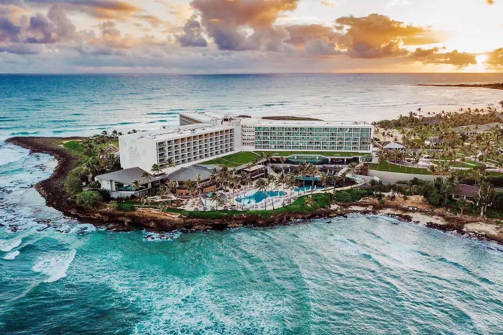 all-inclusive resort surrounded by ocean