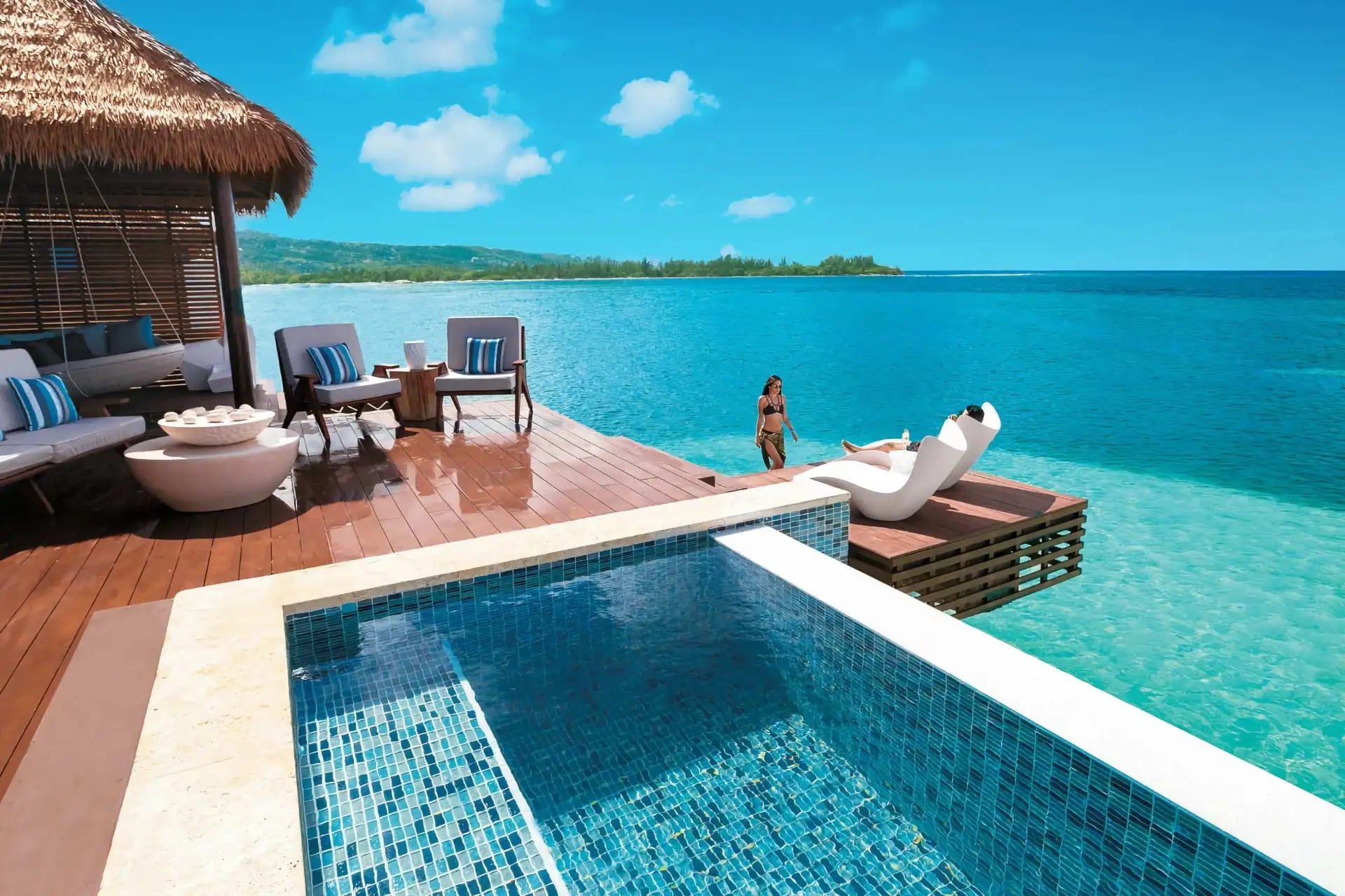 best Jamaica overwater bungalows honeymoon