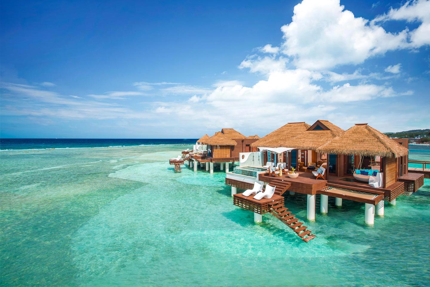 luxury villa over water in Jamaica